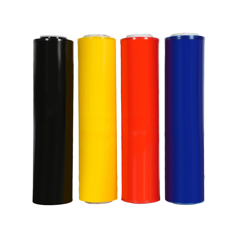 Ketebalan 0,015MM-0,045MM Bungkus regangan berwarna